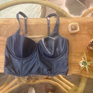 Victoria’s Secret • Blue Corset Push-Up Bra